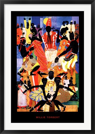 Framed Culture Center by Willie Torbert | 36 x 24