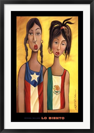 Framed Lo Siento by Michael Wallace | 36 x 24