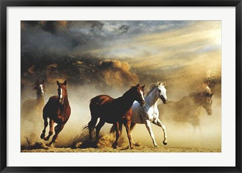 Framed Art Stampede 24 x 36