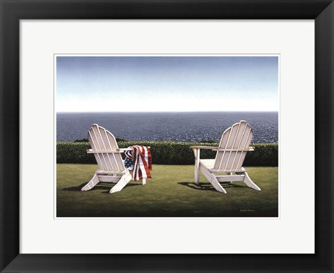 Framed Art Spring House View by Daniel Pollera | 11 x 15