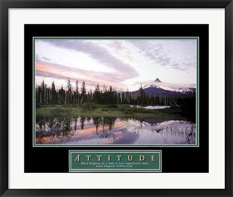 Framed Attitude - Moonrise 22 x 28