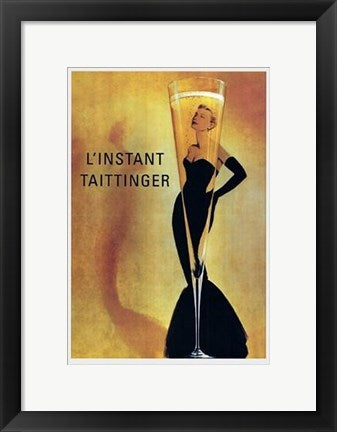 Framed Art Taittinger 14 x 11