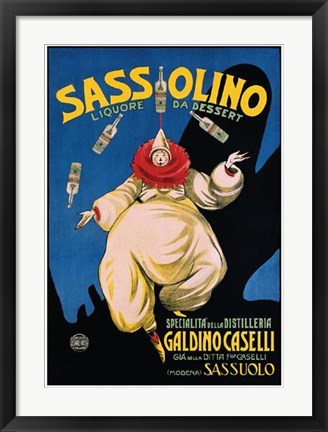 Framed Sassolino 27 1/2 x 19 1/4