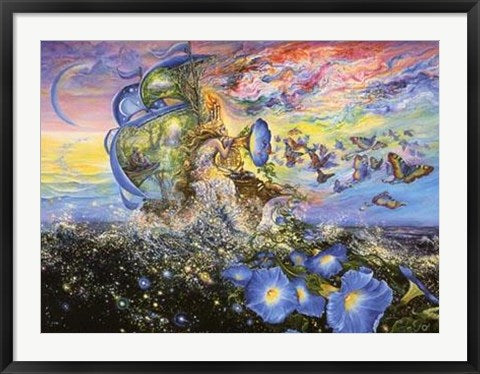 Framed Andromeda's Quest by Josephine Wall | 24 x 36