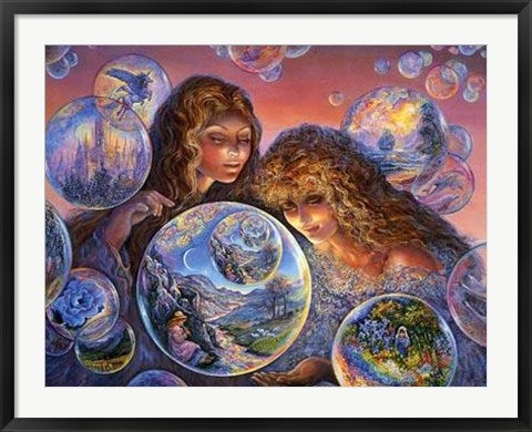 Framed Bubble World by Josephine Wall | 24 x 36