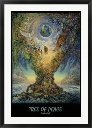 Framed Tree of Peace by Josephine Wall | 36 x 24