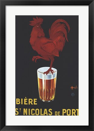 Framed Art Biere St. Nicolas De Port Wall Decor 18x24 Artwork