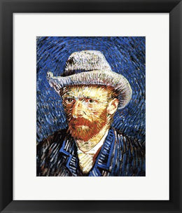 Self-Portrait with Grey Felt Hat, Paris, c.1887 by Vincent Van Gogh