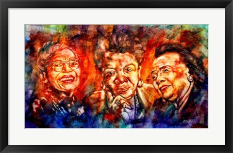 Framed Trailblazers by Andrew Nichols | 16 x 27