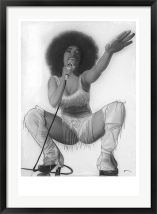 Framed Soul Sister II: The Singer by Steven Reed | 34 x 24