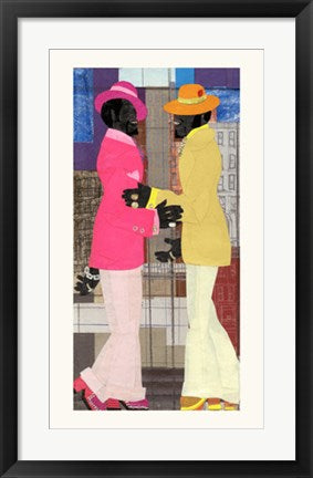 Framed Brothers Ballin' by Willie Torbert | 28 x 16
