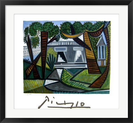 Framed Le Vert Egalant by Pablo Picasso | 21 1/2 x 26 1/2