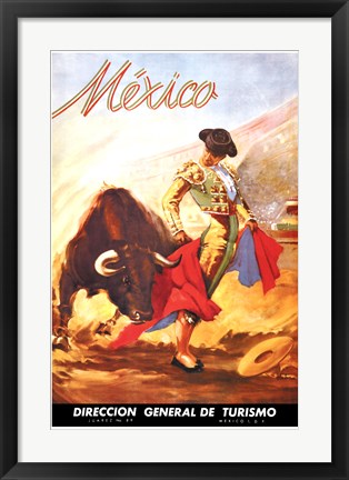 Framed Matador I 27 x 18