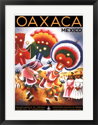 Framed Oaxaca, Mexico 24 3/4 x 18