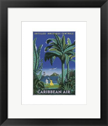 Framed Art Caribbean Air 14 x 11