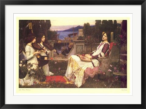 Framed Saint Cecilia by John William Waterhouse | 24 x 32