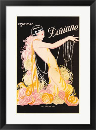 Framed Doriane by Charles Gesmar | 20 1/2 x 14 1/2