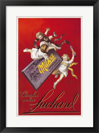 Framed Chocolate au Lait Suchard by Leonetto Cappiello | 20 1/2 x 14 1/2 A...