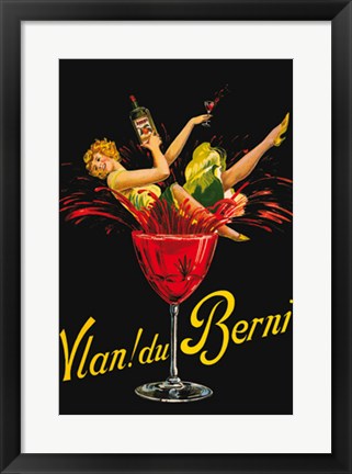 Framed Vlan du Berni 20 1/4 x 14 3/8