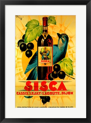Framed Sisca by Henry Le Monnier | 20 1/2 x 14 1/2