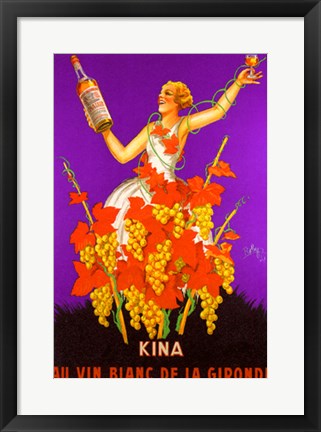 Framed Kina by Robys - Robert Wolff | 20 1/2 x 14 1/2