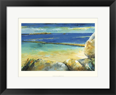 Framed Art A Stone's Throw by Wendy French | 11.8 x 15.7