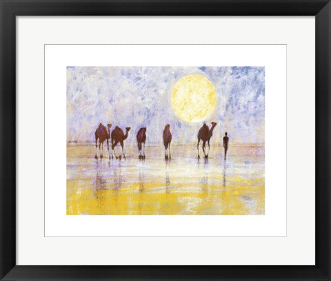 Framed Caravan by Jonathan Sanders | 15.7 x 19.7