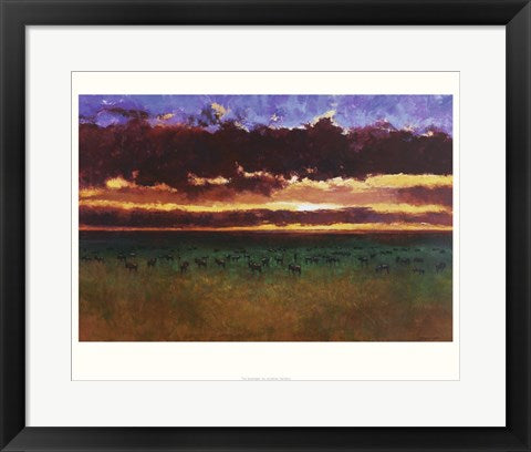 Framed Serengeti by Jonathan Sanders | 15.7 x 19.7