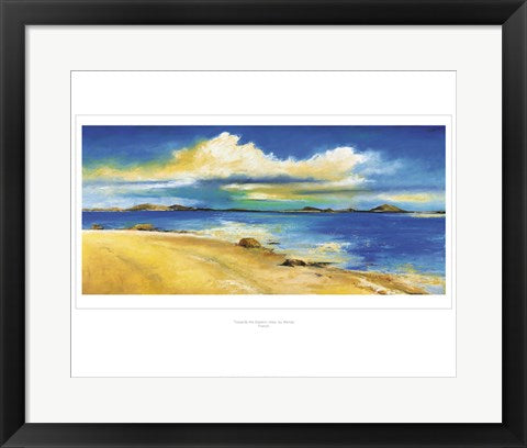 Framed Towards The Eastern Isle by Wendy French | 15.7 x 19.7