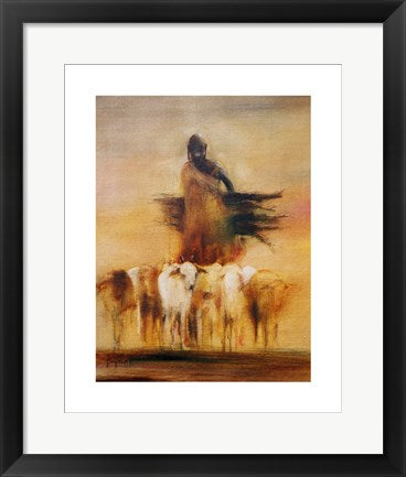 Framed Kuni Mama by Frances Simpson | 19.7 x 15.7