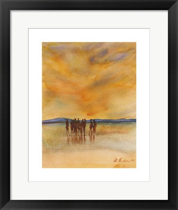 Framed The Conference by Patrick Bradfield | 19.7 x 15.7