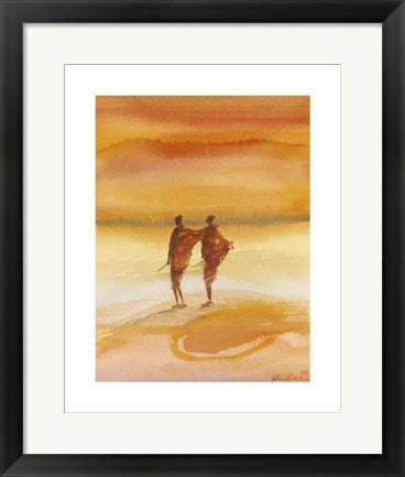 Framed The Friends by Patrick Bradfield | 19.7 x 15.7
