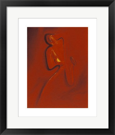 Framed Golden Sax by Patrick Ciranna | 19.7 x 15.7