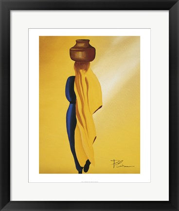 Framed De La Riviere by Patrick Ciranna | 19.7 x 15.7