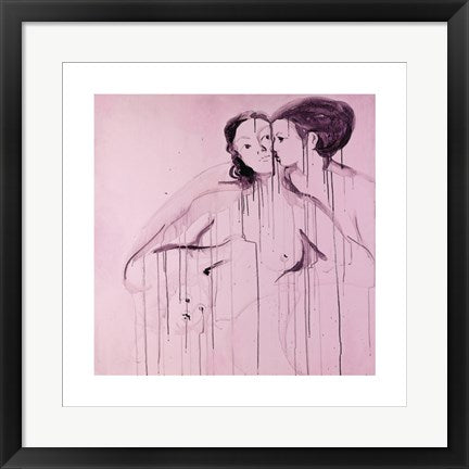Framed Parma Violet Pair by Kate Marshall | 19.7 x 19.7