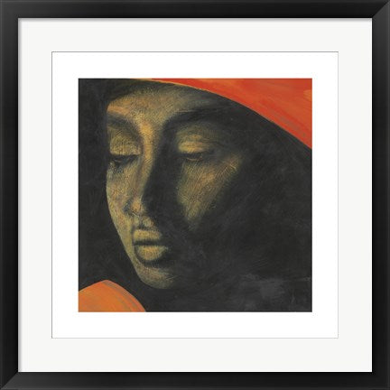 Framed Over Her Shoulder by Michelle Buhl-Nielsen | 19.7 x 19.7