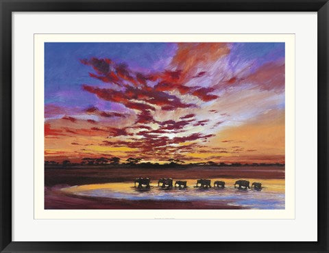 Framed African Sky by Jonathan Sanders | 19.7 x 27.6
