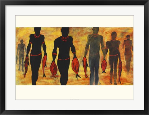Framed Dawn Catch by Michelle Buhl-Nielsen | 19.7 x 27.6