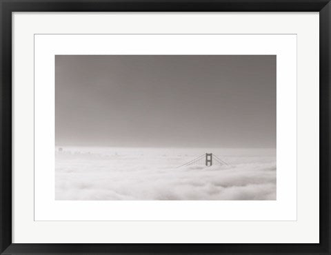 Framed Golden Gate Bridge by Stuart Harris | 19.7 x 27.6
