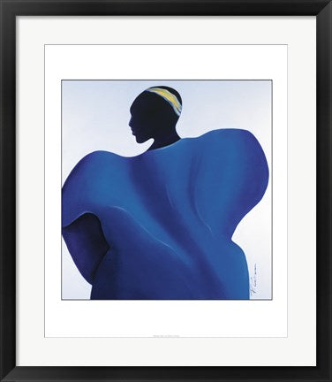 Framed Majestic Blue by Patrick Ciranna | 23.6 x 19.7