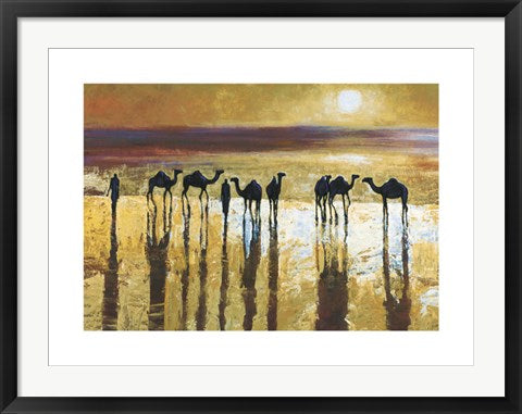 Framed Camel Station by Jonathan Sanders | 23.6 x 31.5