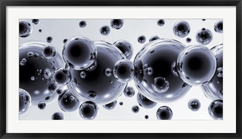 Framed Energy Fields by Trevor Scobie | 19 3/4 x 39 1/2
