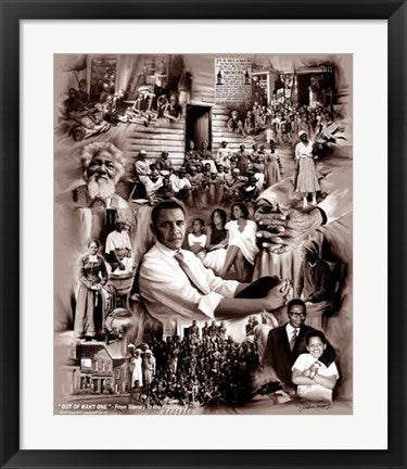 Framed Out of Many One: From Slavery to the Presidency by Wishum Gregory