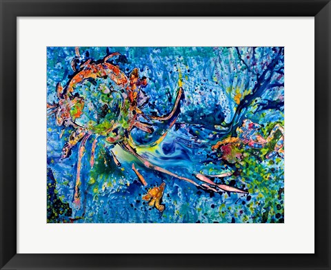 Framed Art Across the Universe by Natalie Talocci Wall Decor 18x24 Artwork