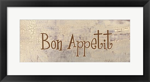 Framed Art Bon Appetit by Gilda Redfield Wall Decor 18x24 Artwork