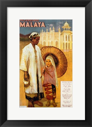 Framed Art Picturesque Malaya Wall Decor 18x24 Artwork