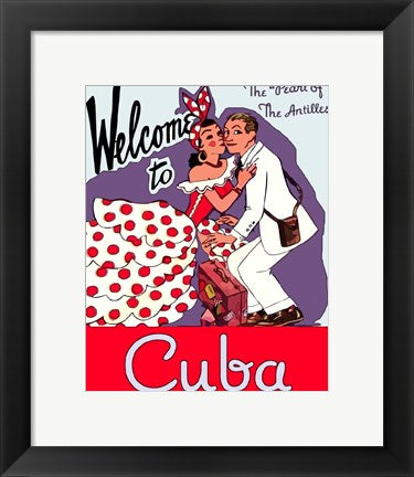 Framed Art Cuba Framed Art for your Home Wall Decor 18x24 Artwork