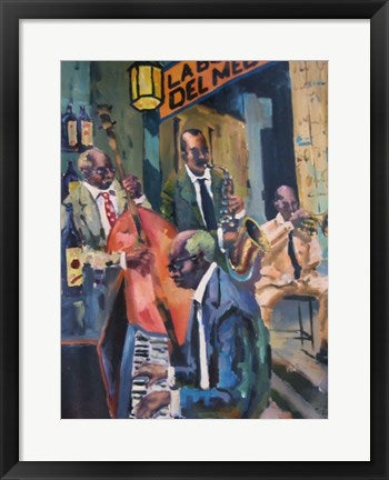 Framed La Bodeeguita del Medio by Samuel Toranzo | 19 3/4 x 15 3/4