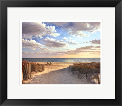 Framed Art Sunset Beach by Daniel Pollera | 12 x 15