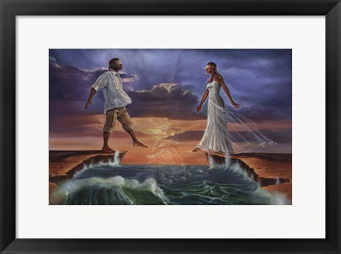 Framed Step Out on Faith 'Love' by WAK - Kevin A. Williams